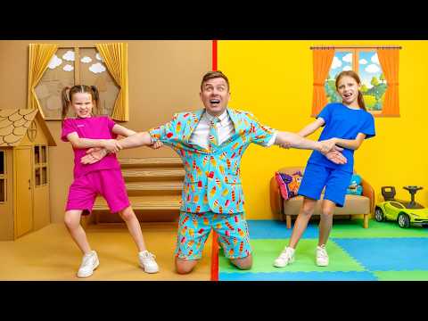 Діти Грають У Картонний Будиночок 🏠