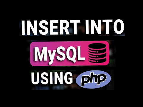 How to Insert Data to MySQL Database in PHP | PHP For Beginners
