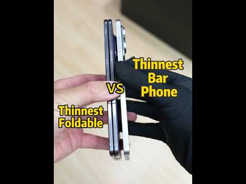 Thinnest Bar Phone vs. Thinnest Foldable Phone – Which Wins?