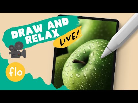 Draw and relax with Flo