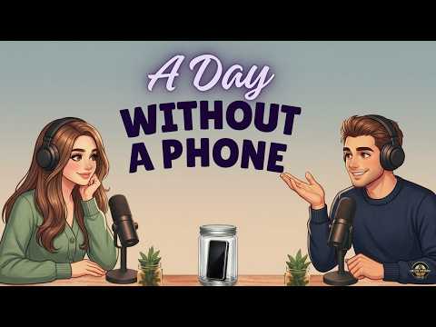 English Podcast For Easy English Conversation | My Day Without A Phone | Daily English For Beginners
