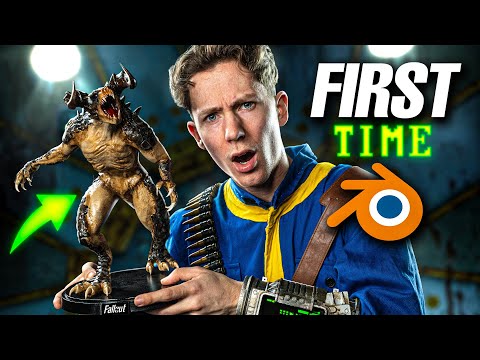 I Tried 3D Modeling for the First Time! (Blender)