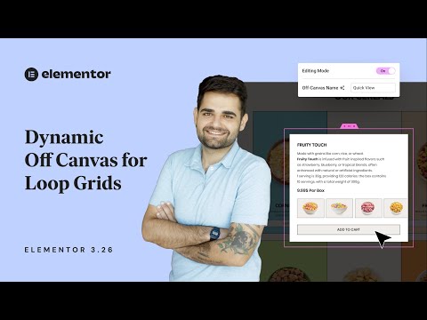 Dynamic Off-Canvas for Loop Grids: New in Elementor 3.26!