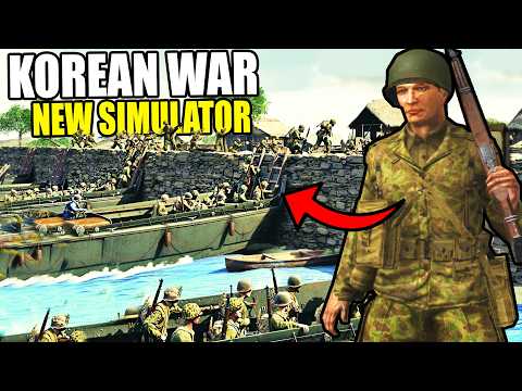 This New KOREAN WAR Simulator has TERRIFYING Beach Invasions! - Gates of Hell