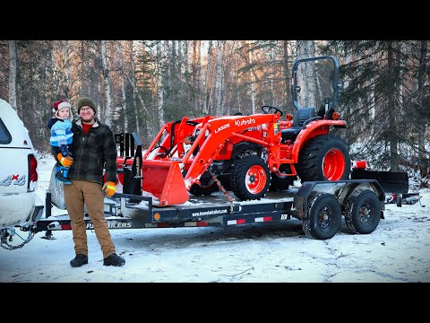 We Bought A Tractor! | Road Trip To Fairbanks in Freezing Weather