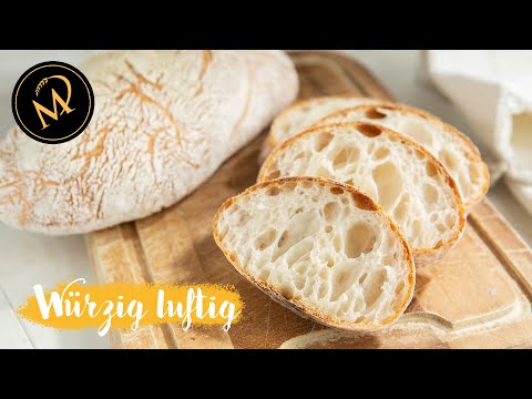 Ciabatta with sourdough - Lievito Madre Ciabatta