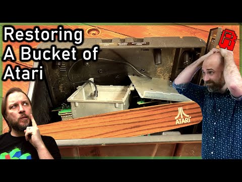 Restoration of a Bucket full of 1977 Atari VCS Games Console
