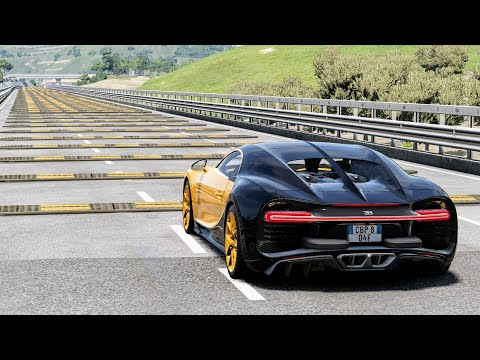 Cars vs 100 Speed Bumps #6 – BeamNG Drive | CrashBoomPunk