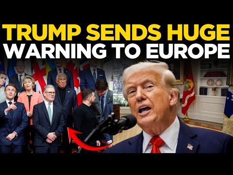 US News LIVE: Trump Sends Stark WARNING To Europe As Zelensky Rushes For EU Support | Trump LIVE