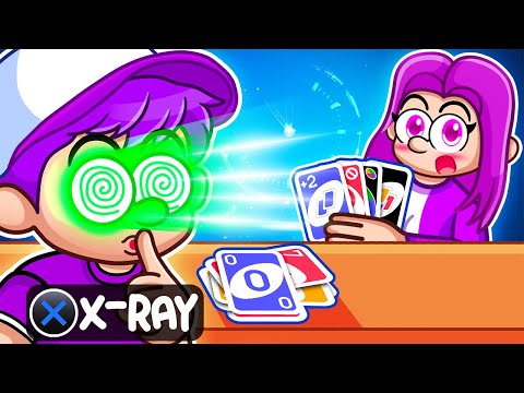Cheating with X-RAY in Uno to TROLL My Friends!