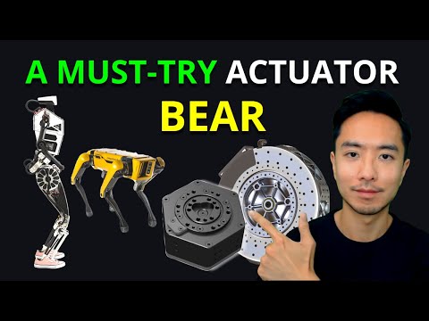 BEAR: Backdrivable Robot Actuator for Legged Robots, Humanoid Robots, or Robot Arm Manipulators