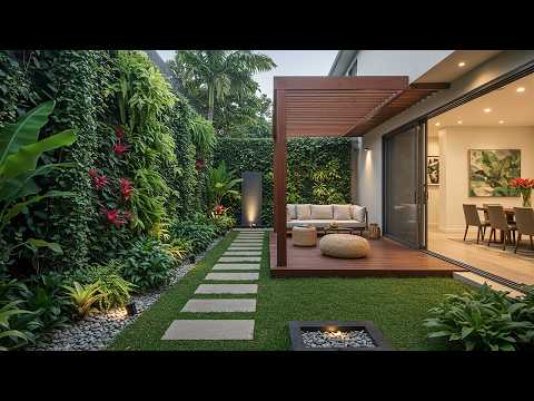 Small Space Garden Ideas: How to Turn Your Side Yard into a Tropical Oasis