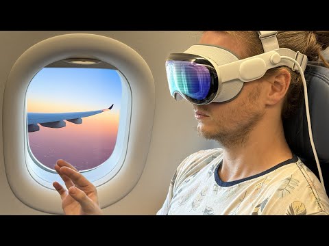 I Flew 8 Hours with the Apple Vision Pro!