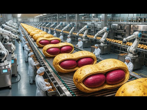 Inside a Crunchy Peanut Butter Factory In The Future: How They Make the Perfect Crunch(Full Process)