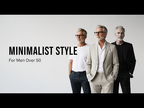 MINIMALIST STYLE: The Best Minimalist Fashion Trends for Men Over 50