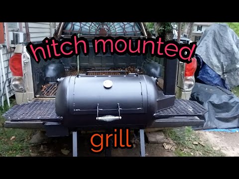 hitch mounted  bbq grill build