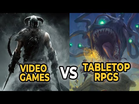 Video Games Vs. TTRPG's.