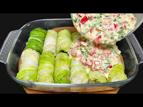 Dieses Rezept macht alle verrückt! Die leckersten Kohlrouladen! Ein schnelles und leckeres Rezept