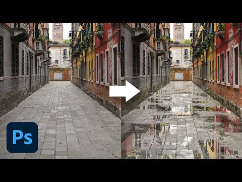 Create Realistic Puddles in Photoshop