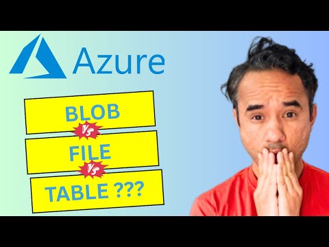 Blob vs File vs Table Storage in Azure – Easy Comparison