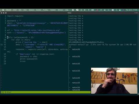 هک با جادی - ناتاس ۱۷ - حمله کور به آسیب پذیری دیتابیس مای‌اسکوئل