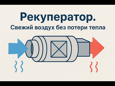 Рекуператор воздуха своими руками: сохрани тепло, и дай мозгу дышать