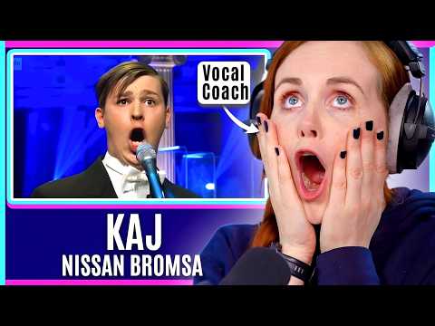 Kaj can sing OPERA?! 🤯 | Vocal Coach Analysis - Nissan Bromsa Reaction (Nessun Dorma Cover)