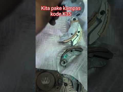 coba kita ganti kampas ganda kvb menjadi kode k35 ternyata sama persis #kampaskopling #vario110