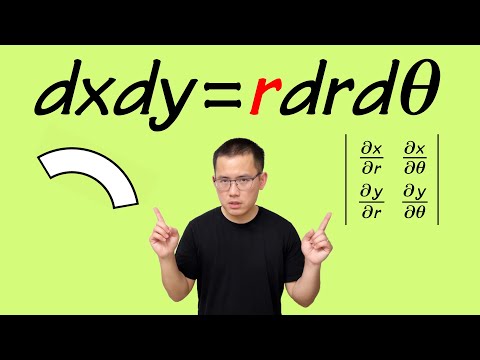 Why is dxdy=rdrdθ? (geometry vs Jacobian)