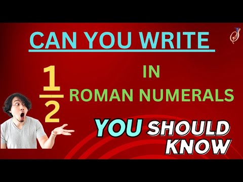 How to write Fractions and Zero in Roman Numerals.