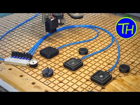 CNC Vacuum PAD's  3D printed [with .stl & Fusion 360 files]