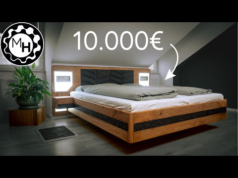 Homemade 10,000€ Bed || 4 Unique Features