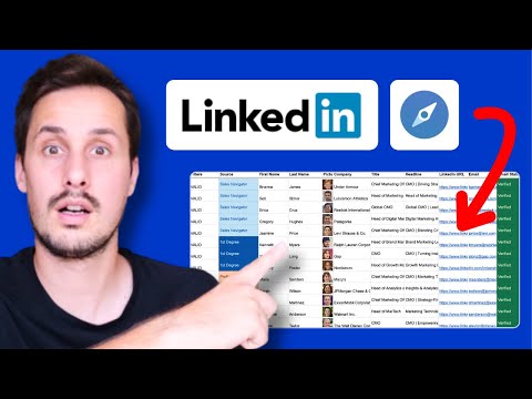 How To Export LinkedIn Sales Navigator Leads To Excel  - GiveMeLeads Demo
