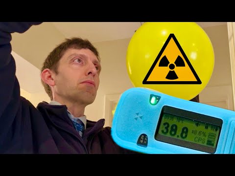 Why is my balloon radioactive and what’s its half-life?
