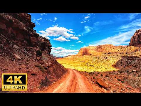 Most Breathtaking Drive Ever? Potash Road to Moab in Shafer Canyon, Utah - 4K