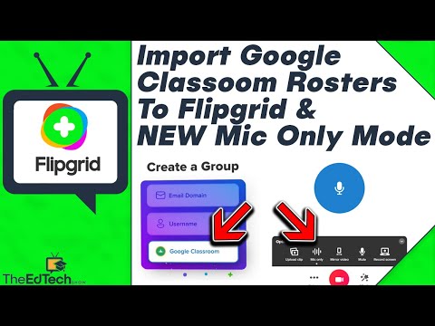 Flipgrid Updates: Import Google Classroom Rosters and New Mic Only Mode