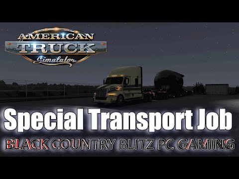 American Truck Simulator / Special Transport Job / Trackir