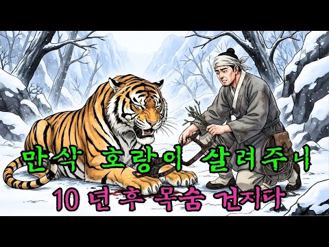 만삭 호랑이 살려주니 10년 후 목숨 건지다| 야담 | 야사 | 전설 | 민담 | 설화 | 옛날이야기 l 오디오북