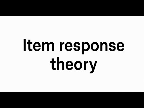 Item Response Theory Part-2 EFA (PCA) Fundamentals