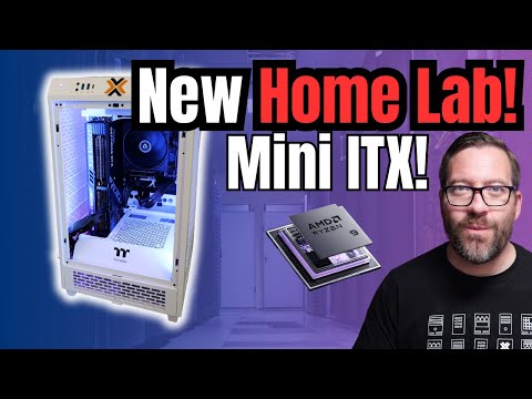 Home Server Build 2025 with Minisforum BD790i X3D, Ryzen 9, 128 GB, and RGB / My best looking build!