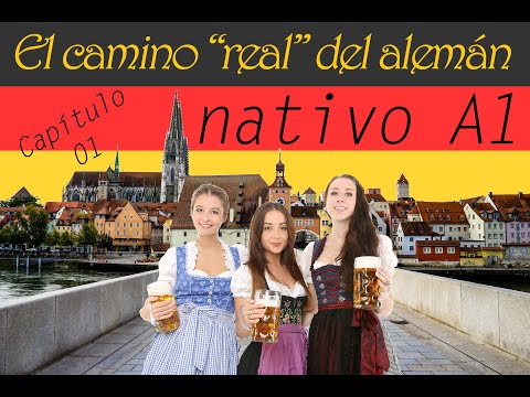 German from scratch in Spanish 01. Free German course. How to speak German like a native.