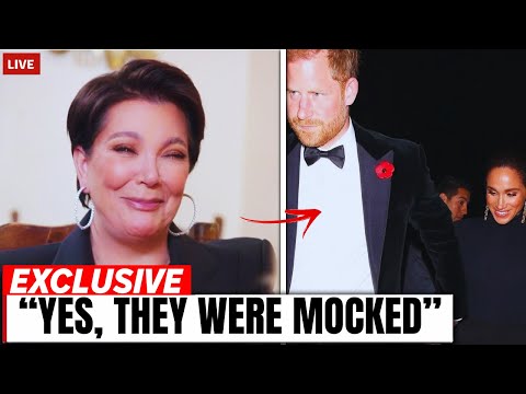 Harry & Meghan MOCKED for Poppies & Fake Tan at Kris Jenner Bash As Royals Mark Remembrance Day