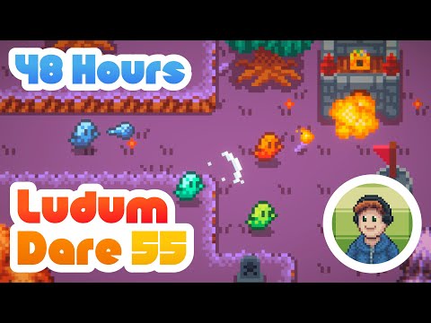 Making a Game in Just 48 HOURS... | Ludum Dare 55