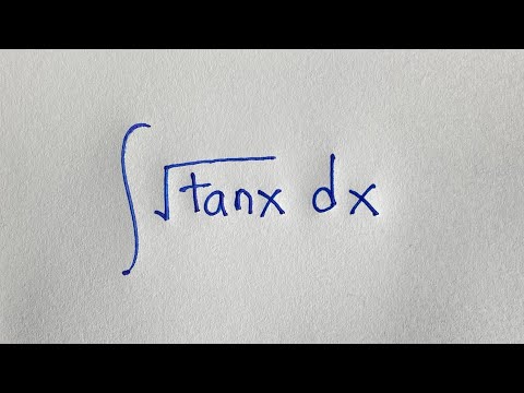 Integration of square roots of tanx | A Nice Calculus Maths problems Solutions |