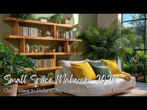 Small Space Makeover 2026 | Clever Ideas to Make a Tiny Home Look Expensive & Inviting