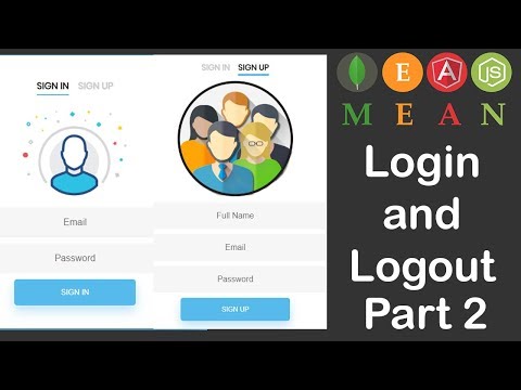 MEAN Stack Login and Logout in Angular 6 - Part 2