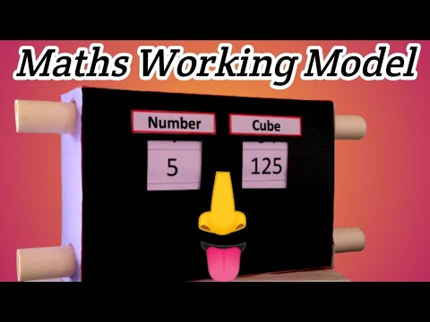 Maths Working Model on Cube Numbers | Maths Working Model for class 8 | Maths Project for Class 8