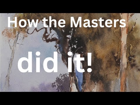 What Was the Masters’ Secret to Loose Watercolour Painting?
