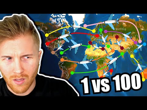 I Built a Transport EMPIRE Against 100 Other Companies! (Worldwide Rush)