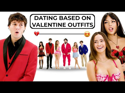 Dating Based on Valentine's Day Outfits | 5 Girls VS 5 Guys